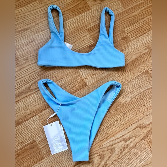 Navi Swim Sky Blue Bikini Set - Picture 3 of 3